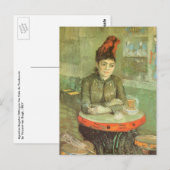 Vincent van Gogh - Portrait von Agostina Segatori Postkarte (Vorne/Hinten)