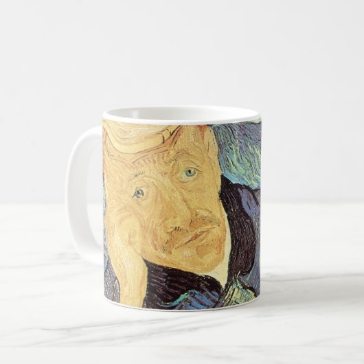 Vincent van Gogh - Portrait von Doktor Gachet Kaffeetasse (Vorderseite Links)