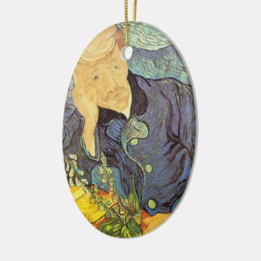 Vincent van Gogh - Portrait von Doktor Gachet Keramik Ornament (Links)