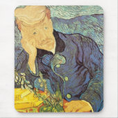 Vincent van Gogh - Portrait von Doktor Gachet Mousepad (Vorne)