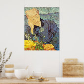 Vincent van Gogh - Portrait von Doktor Gachet Poster (Küche)