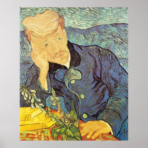 Vincent van Gogh - Portrait von Doktor Gachet Poster