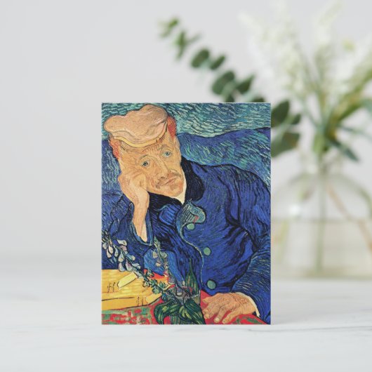 Vincent Van Gogh - Portrait von Doktor Gachet Postkarte (Stehend Vorderseite)