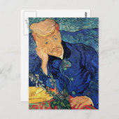Vincent Van Gogh - Portrait von Doktor Gachet Postkarte (Vorne/Hinten)