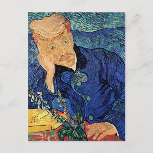 Vincent Van Gogh - Portrait von Doktor Gachet Postkarte (Vorderseite)