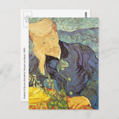 Vincent van Gogh - Portrait von Doktor Gachet Postkarte (Vorne/Hinten)
