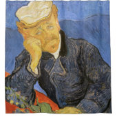 Vincent Van Gogh - Portrait von Dr. Paul Gachet Duschvorhang (Vorderseite)