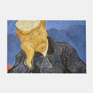 Vincent Van Gogh - Portrait von Dr. Paul Gachet Fußmatte