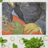 Vincent Van Gogh - Portrait von Dr. Paul Gachet Geschirrtuch (Gefaltet)