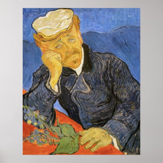Vincent Van Gogh - Portrait von Dr. Paul Gachet Poster (Vorne)