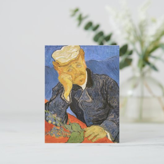 Vincent Van Gogh - Portrait von Dr. Paul Gachet Postkarte (Stehend Vorderseite)
