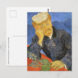 Vincent Van Gogh - Portrait von Dr. Paul Gachet Postkarte