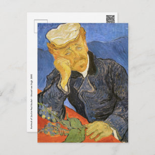 Vincent Van Gogh - Portrait von Dr. Paul Gachet Postkarte