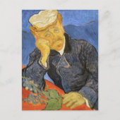 Vincent Van Gogh - Portrait von Dr. Paul Gachet Postkarte (Vorderseite)