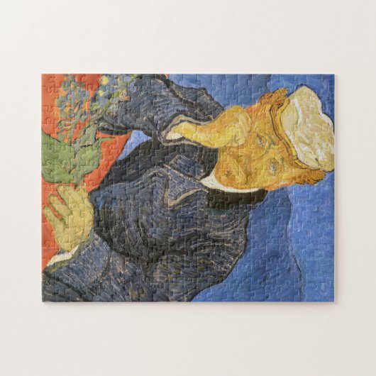 Vincent Van Gogh - Portrait von Dr. Paul Gachet Puzzle (Horizontal)