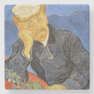 Vincent Van Gogh - Portrait von Dr. Paul Gachet Steinuntersetzer