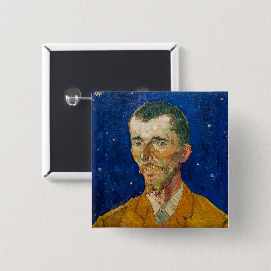 Vincent Van Gogh - Portrait von Eugene Boch, Arles Button (Vorne & Hinten)