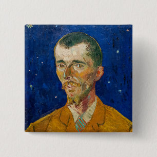 Vincent Van Gogh - Portrait von Eugene Boch, Arles Button
