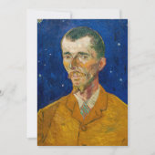 Vincent Van Gogh - Portrait von Eugene Boch, Arles Einladung (Vorderseite)