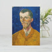 Vincent Van Gogh - Portrait von Eugene Boch, Arles Einladung (Stehend Vorderseite)