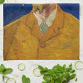 Vincent Van Gogh - Portrait von Eugene Boch, Arles Geschirrtuch (Gefaltet)