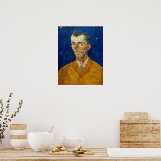 Vincent Van Gogh - Portrait von Eugene Boch, Arles Poster (Küche)