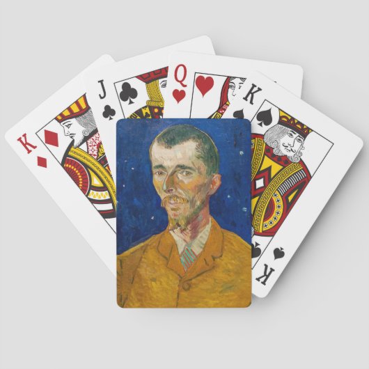 Vincent Van Gogh - Portrait von Eugene Boch, Arles Spielkarten (Rückseite)