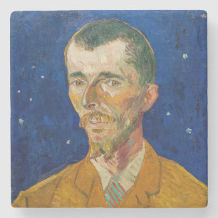 Vincent Van Gogh - Portrait von Eugene Boch, Arles Steinuntersetzer