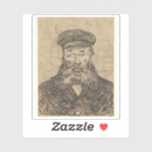 Vincent van Gogh - Portrait von Joseph Roulin Aufkleber (Blatt)