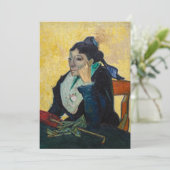 Vincent Van Gogh - Portrait von Madame Ginoux Einladung (Stehend Vorderseite)