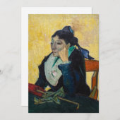 Vincent Van Gogh - Portrait von Madame Ginoux Einladung (Vorne/Hinten)
