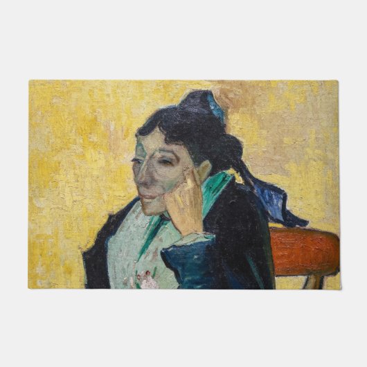 Vincent Van Gogh - Portrait von Madame Ginoux Fußmatte (Vorderseite)