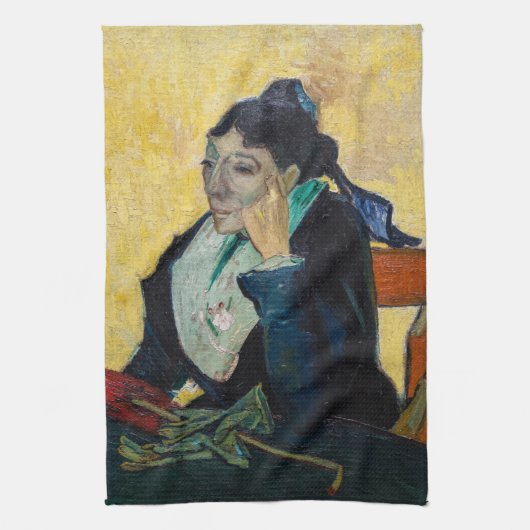 Vincent Van Gogh - Portrait von Madame Ginoux Geschirrtuch (Vertikal)