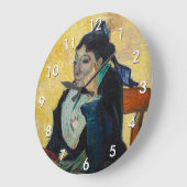 Vincent Van Gogh - Portrait von Madame Ginoux Große Wanduhr (Winkel)