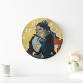 Vincent Van Gogh - Portrait von Madame Ginoux Große Wanduhr (Zuhause)
