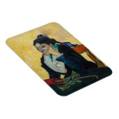 Vincent Van Gogh - Portrait von Madame Ginoux Magnet (Rechte Seite)