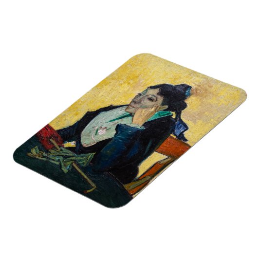 Vincent Van Gogh - Portrait von Madame Ginoux Magnet (Linke Seite)