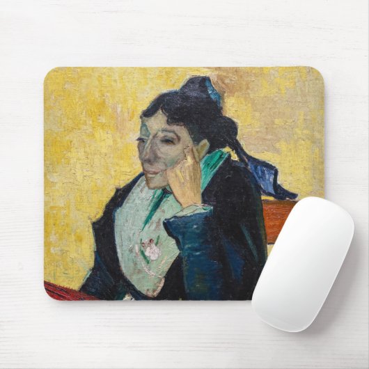 Vincent Van Gogh - Portrait von Madame Ginoux Mousepad (Mit Mouse)