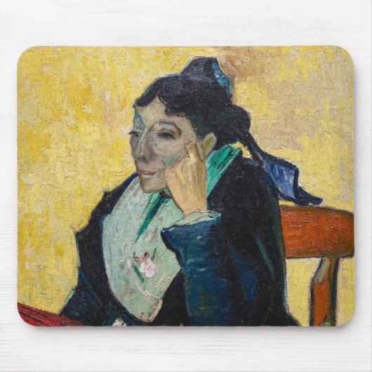 Vincent Van Gogh - Portrait von Madame Ginoux Mousepad (Vorne)