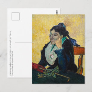 Vincent Van Gogh - Portrait von Madame Ginoux Postkarte