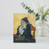 Vincent Van Gogh - Portrait von Madame Ginoux Postkarte (Stehend Vorderseite)