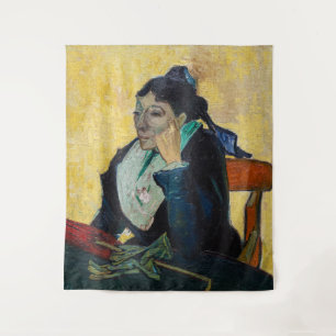 Vincent Van Gogh - Portrait von Madame Ginoux Wandteppich