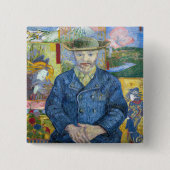 Vincent van Gogh - Portrait von Pere Tanguy Button (Vorderseite)