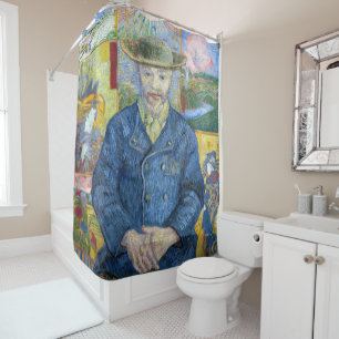 Vincent van Gogh - Portrait von Pere Tanguy Duschvorhang