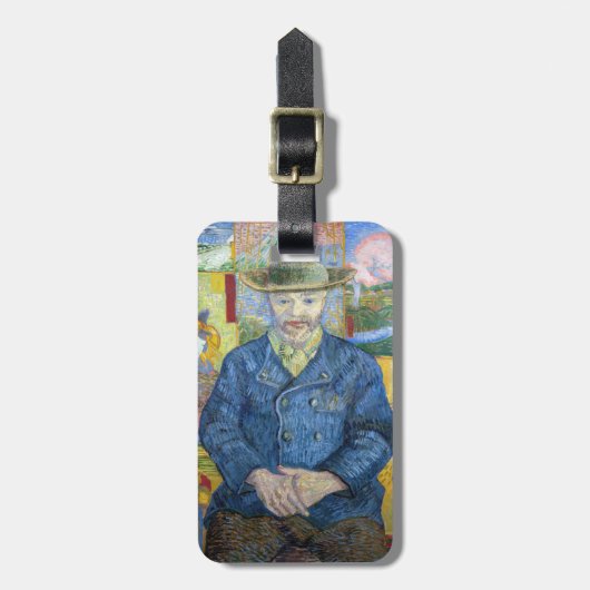 Vincent van Gogh - Portrait von Pere Tanguy Gepäckanhänger (Vorderseite vertikal)