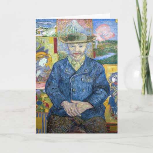 Vincent van Gogh - Portrait von Pere Tanguy Karte (Vorderseite)
