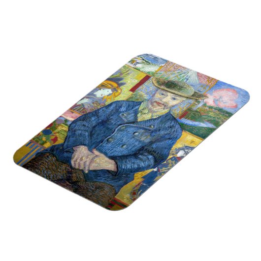 Vincent van Gogh - Portrait von Pere Tanguy Magnet (Linke Seite)