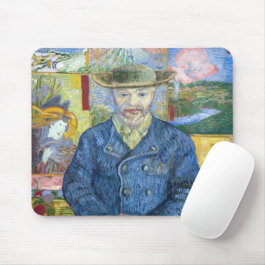 Vincent van Gogh - Portrait von Pere Tanguy Mousepad (Mit Mouse)