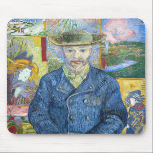 Vincent van Gogh - Portrait von Pere Tanguy Mousepad