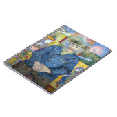 Vincent van Gogh - Portrait von Pere Tanguy Notizblock (Linke Seite)